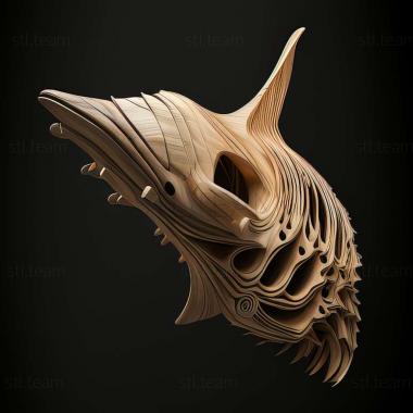 3D модель Scaphoideus ryukyuensis (STL)